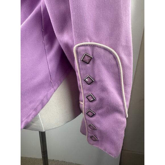 Scully Floral Embroidered Snap Front Cowgirl Shirt Western Top Women's Medium - Picture 7 of 16